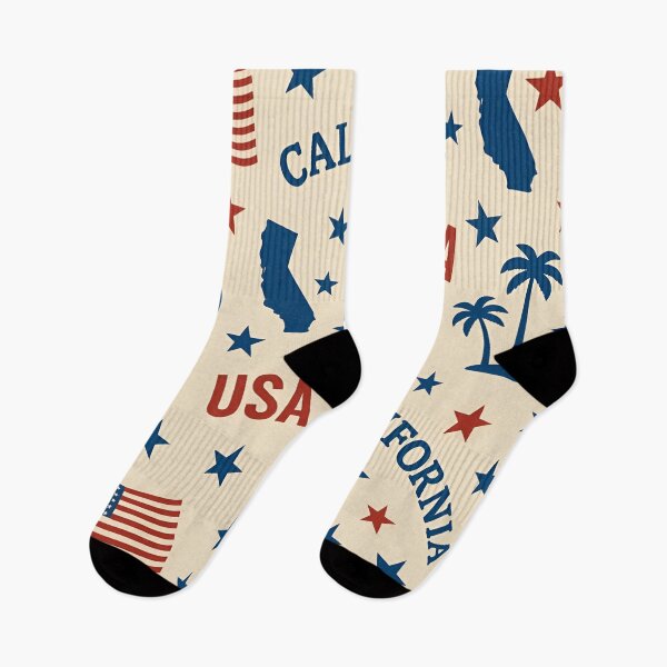 Item preview, California USA Patriotic Vintage Pattern designed and sold by BloomOfDesign.