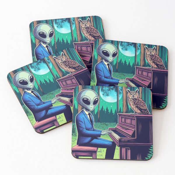 Item preview, Alien piano playing designed and sold by Dogandesighn.