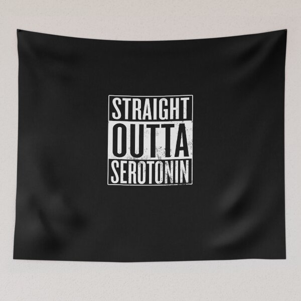 Item preview, Straight Outta Serotonin designed and sold by iordtutpl.
