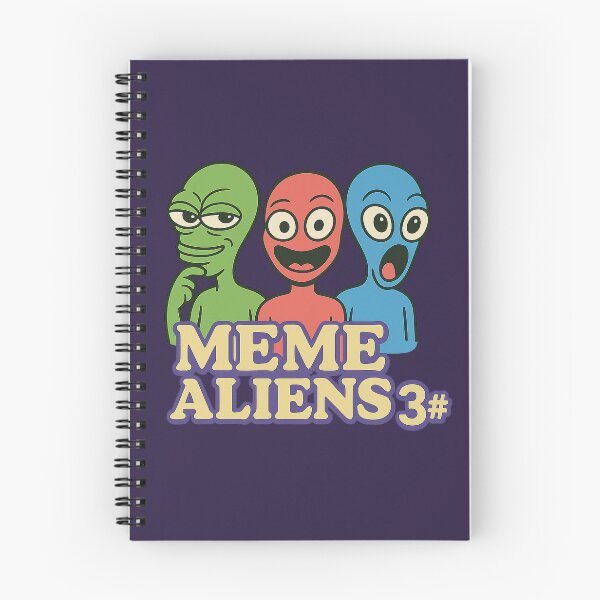 Item preview, Meme Aliens 3# – Funny Cartoon Alien Faces Design designed and sold by Bratak.