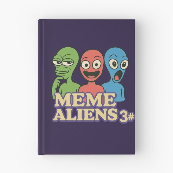 Item preview, Meme Aliens 3# – Funny Cartoon Alien Faces Design designed and sold by Bratak.