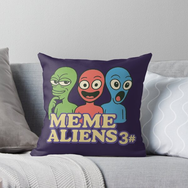 Item preview, Meme Aliens 3# – Funny Cartoon Alien Faces Design designed and sold by Bratak.