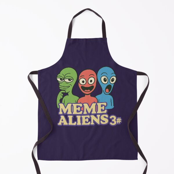 Item preview, Meme Aliens 3# – Funny Cartoon Alien Faces Design designed and sold by Bratak.