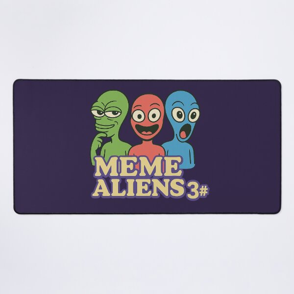 Item preview, Meme Aliens 3# – Funny Cartoon Alien Faces Design designed and sold by Bratak.