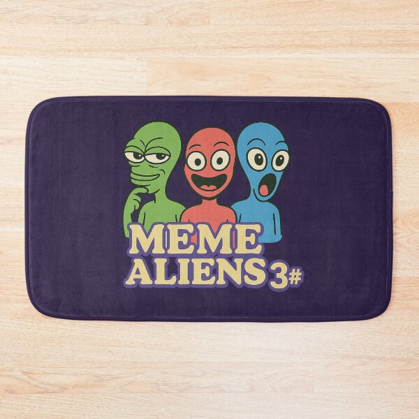 Item preview, Meme Aliens 3# – Funny Cartoon Alien Faces Design designed and sold by Bratak.
