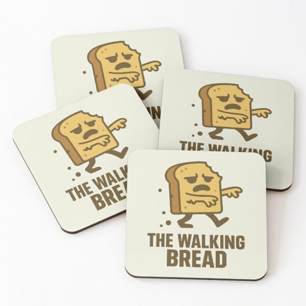 Item preview, The Walking Bread — Funny Zombie Bread Parody designed and sold by StudioError404.