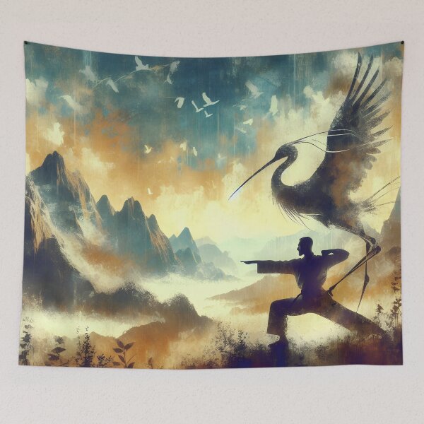Item preview, Spirit of the Crane, Ai Generated Art  designed and sold by ACC .