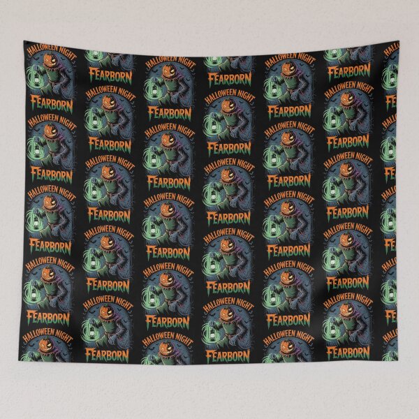 Item preview, Fearborn – Dark Pumpkin Head Lantern Reaper Halloween Design designed and sold by Taans-Creation.