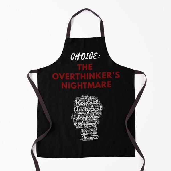 Item preview, The Overthinker's Nightmare - Choice Anxiety Design Tee designed and sold by Moyeri.