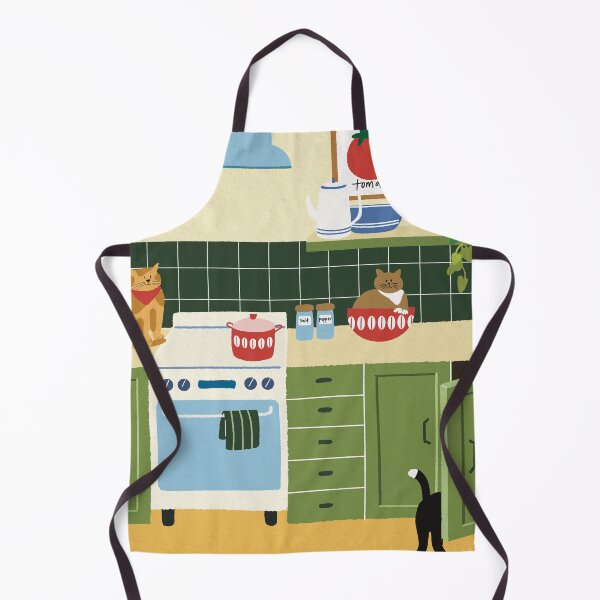 Item preview, Cozy Kitchen Cats – Cute Illustration Art designed and sold by Munsuni.
