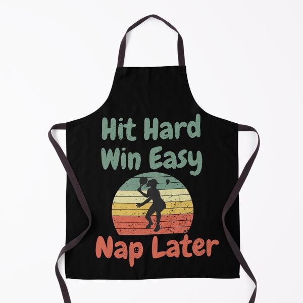 Item preview, Hit Hard Win Easy Nap Later - Motivational Athlete Tee Padel designed and sold by Moyeri.