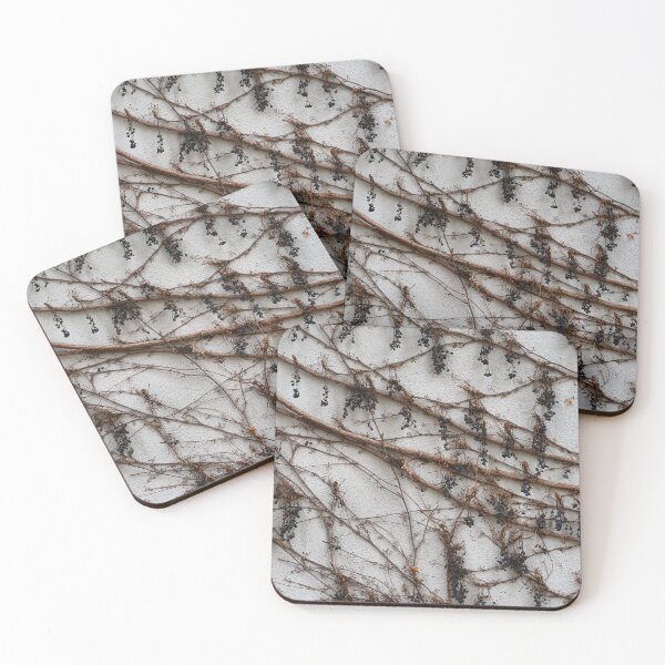 Item preview, Abstract Vines with Berries on White Wall – Minimalist Nature Pattern designed and sold by RastislavS.