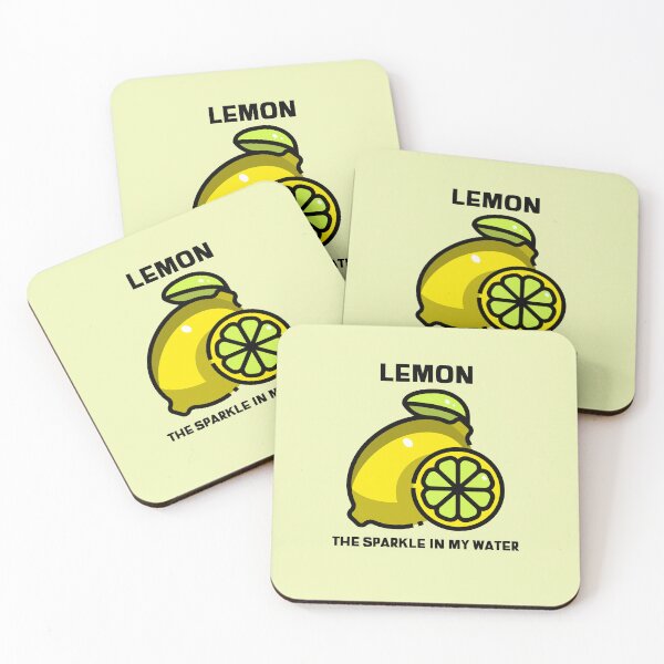 Item preview, Lemon – The Sparkle in My Water Design designed and sold by Novel Works Studio.