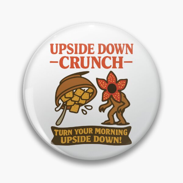 Item preview, Upside Down Crunch — Funny Cereal Box TV Show Parody designed and sold by StudioError404.