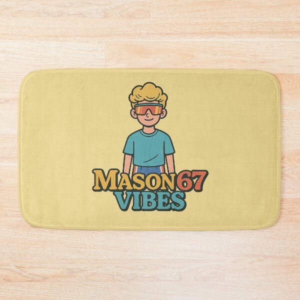 Item preview, Mason 67 Vibes Meme Design – Retro Gen Alpha Aesthetic designed and sold by Bratak.