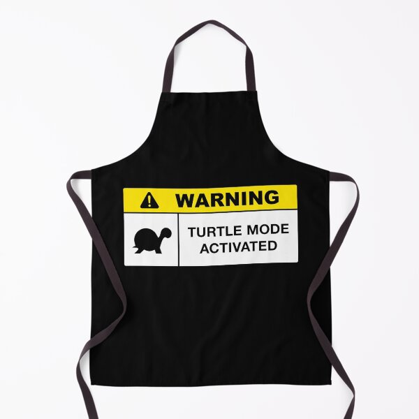 Item preview, Warning: Turtle Mode Activated – Funny Slow Car Design designed and sold by ApexFibers.