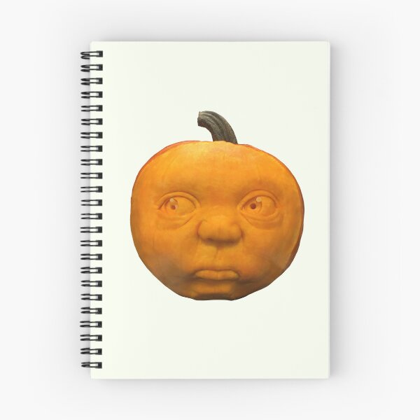 Item preview, Apprehensive Jack o’lantern pumpkin that's not too sure  designed and sold by Jilles Creative Studio.