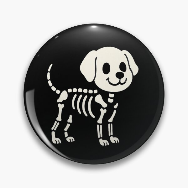 Item preview, Minimal Skeleton Dog – Cute Halloween Design designed and sold by Cheeky Popp.