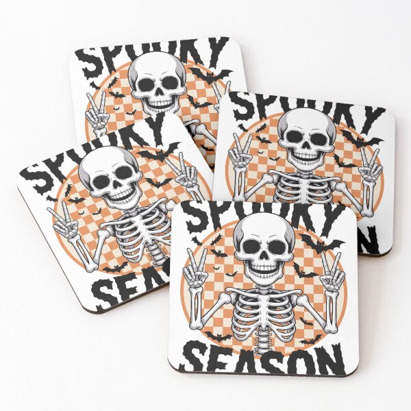 Item preview, Spooky Season Skeleton Peace Sign Halloween designed and sold by tamigrace0113.