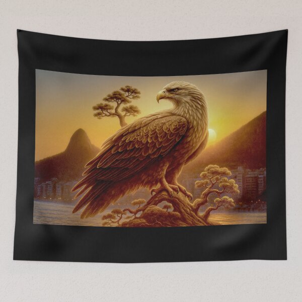 Item preview, Pop Art El Golden Condor over Rio nu version #1 designed and sold by Helios Be. Lavsh.