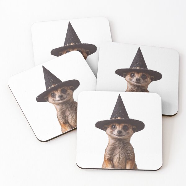 Item preview, Meerkat Halloween trick or treat spooky pumpkin gift ghost happy designed and sold by CheeseBlueprint.