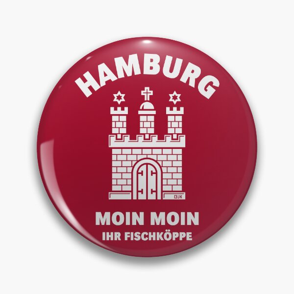Item preview, Hamburg – Moin Moin, you fishheads (Low German / White) designed and sold by Roderix.