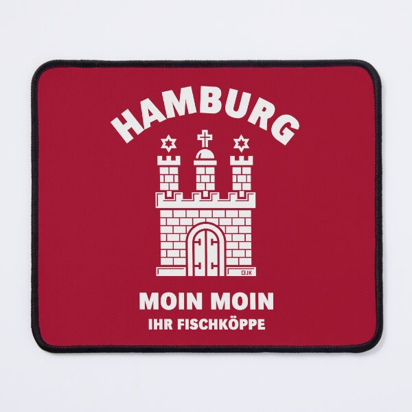 Item preview, Hamburg – Moin Moin, you fishheads (Low German / White) designed and sold by Roderix.