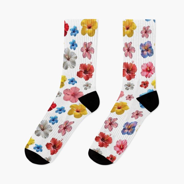 Item preview, Tropical Hibiscus Flowers – Vibrant Colorful Floral Pattern designed and sold by DreamiCanvas.