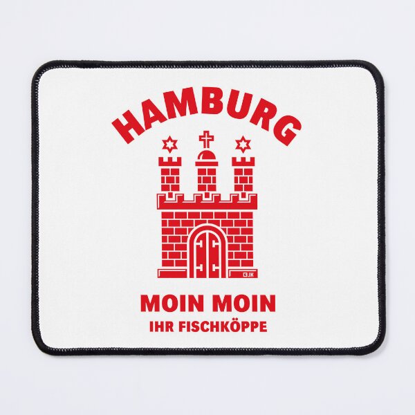 Item preview, Hamburg – Moin Moin, you fishheads (Low German / Red) designed and sold by Roderix.