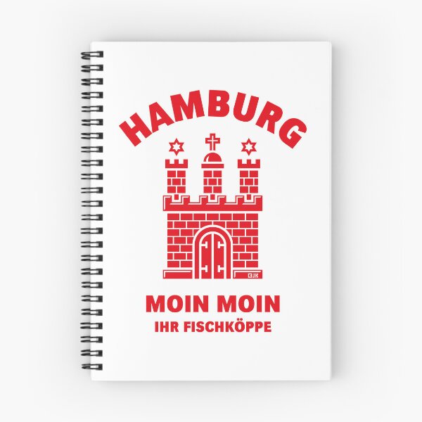 Item preview, Hamburg – Moin Moin, you fishheads (Low German / Red) designed and sold by Roderix.