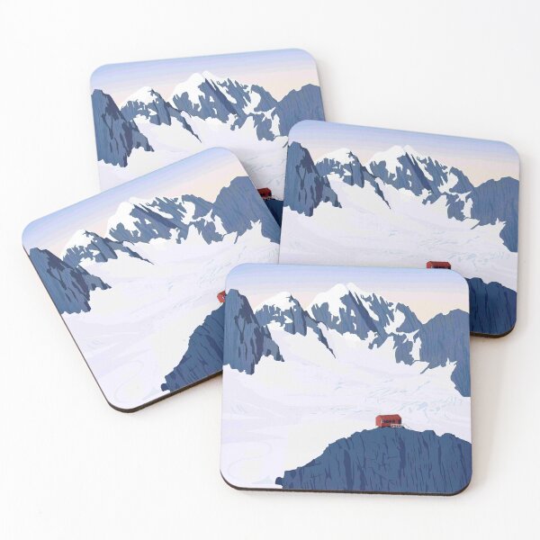 Item preview, Alpine Shelter among Glaciers designed and sold by Roundspace3789.