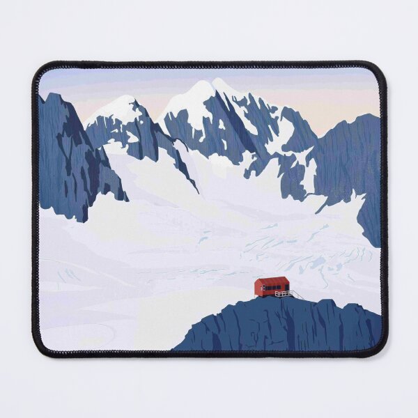 Item preview, Alpine Shelter among Glaciers designed and sold by Roundspace3789.