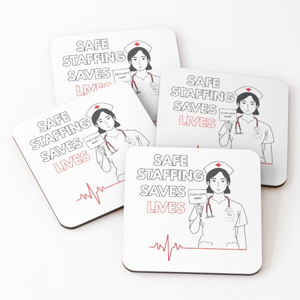 Item preview, Safe staffing saves lives. designed and sold by zingbing.