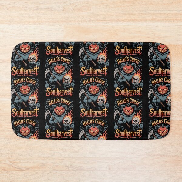 Item preview, Hallo’s Curse – Pumpkin Reaper Soulharvest Halloween Horror designed and sold by Taans-Creation.