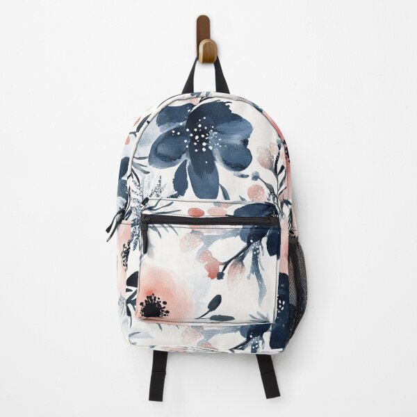 Item preview, Blue Pink Watercolor Poppies Flowers All Over designed and sold by Feeling Artsy.