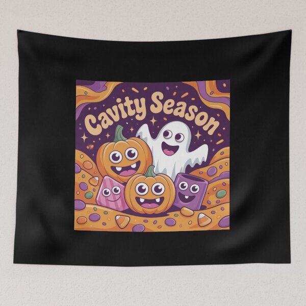 Item preview, Cavity Season Ghosts Halloween Dental Hygienist  designed and sold by BHMARTS.