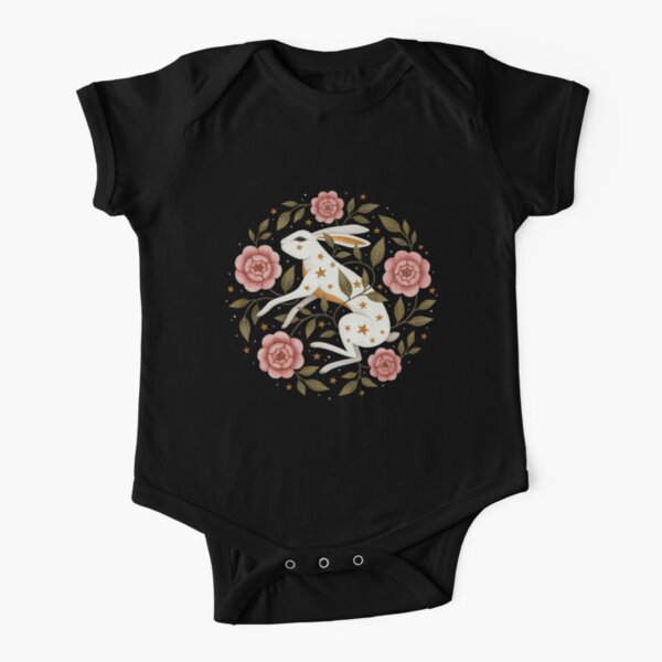 Entangled Short Sleeve Baby One-Piece