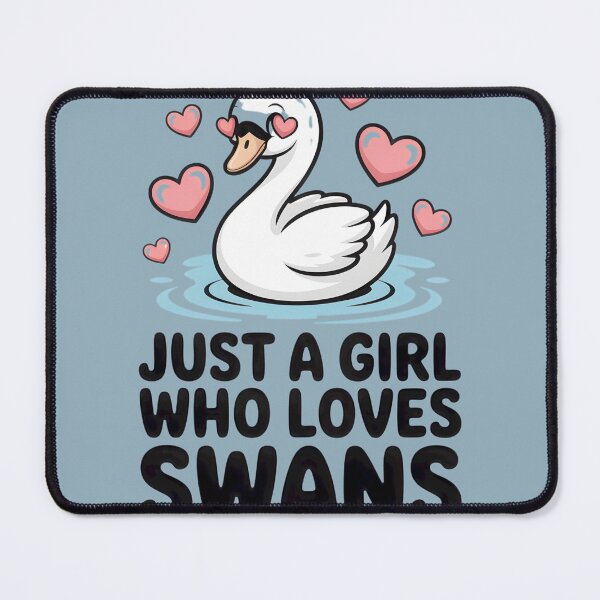 Item preview, Swan Lover Hearts Eyes Cute Bird Aquatic Animal | PERFECT GIFT FOR YOU AND FRIENDS designed and sold by MaryTropfenbaum.