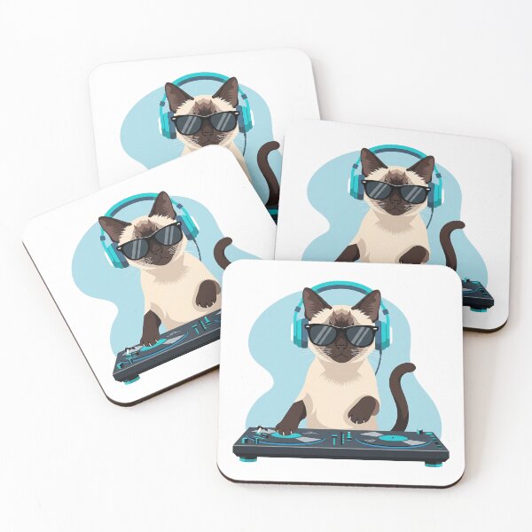 Item preview, DJ Cat on the Decks designed and sold by Apex Designs.