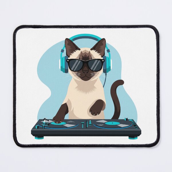 Item preview, DJ Cat on the Decks designed and sold by Apex Designs.