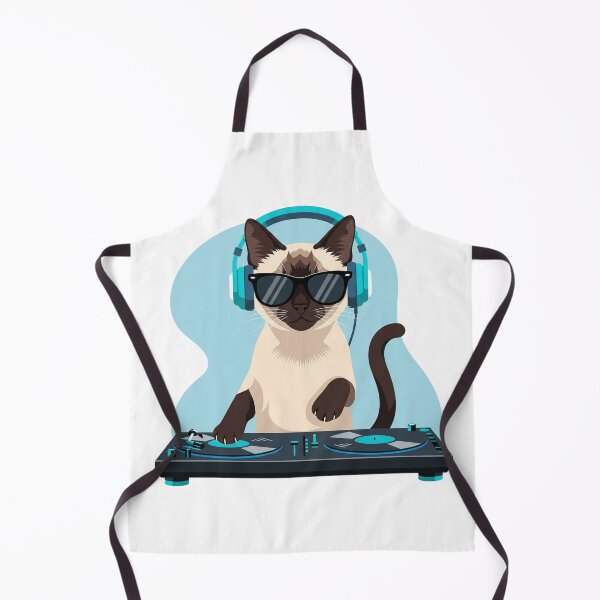 Item preview, DJ Cat on the Decks designed and sold by Apex Designs.