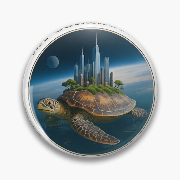 Item preview, My Commute Is Turtle-y Out of This World – Funny Turtle City Design designed and sold by MerchbvyTodd.