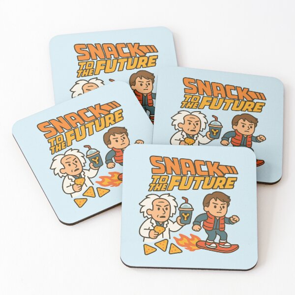 Item preview, Snack to the Future — Funny Foodie Movie Parody designed and sold by StudioError404.