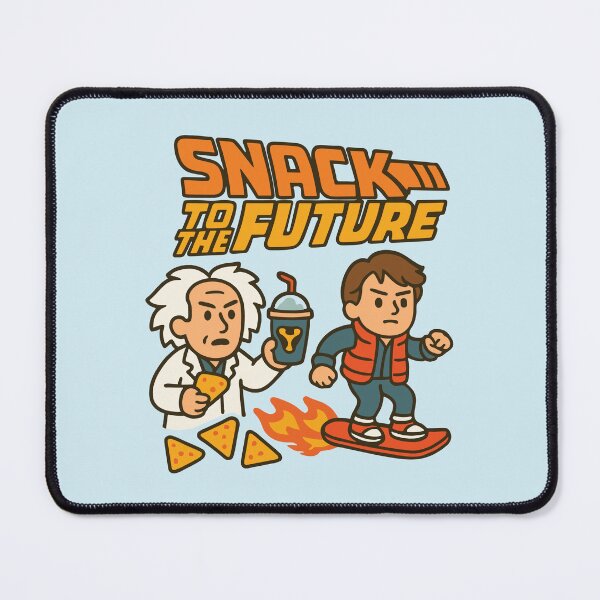 Item preview, Snack to the Future — Funny Foodie Movie Parody designed and sold by StudioError404.