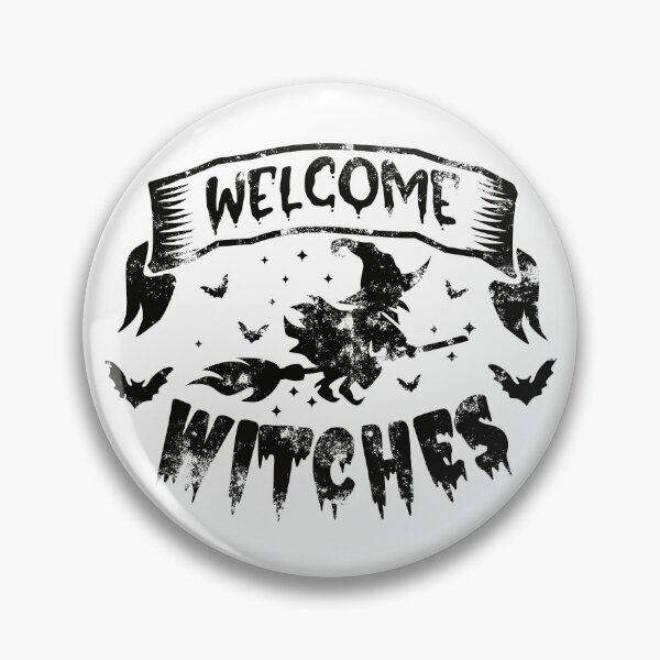Item preview, black Welcome Witches designed and sold by AmelieDior.
