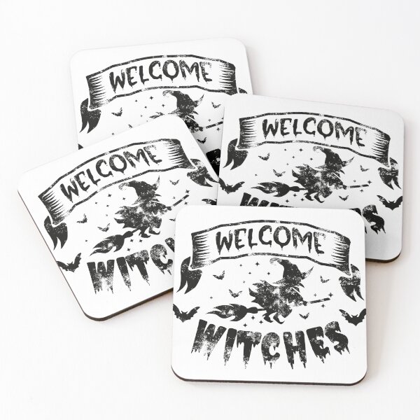 Item preview, black Welcome Witches designed and sold by AmelieDior.