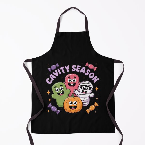 Item preview, Cavity Season Ghosts Halloween Dental Hygienist designed and sold by BHMARTS.