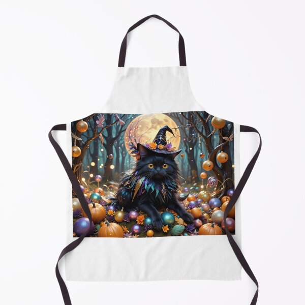 Item preview, A Stunning, Cute Cat in Halloween Night   designed and sold by Pim-Crystal.
