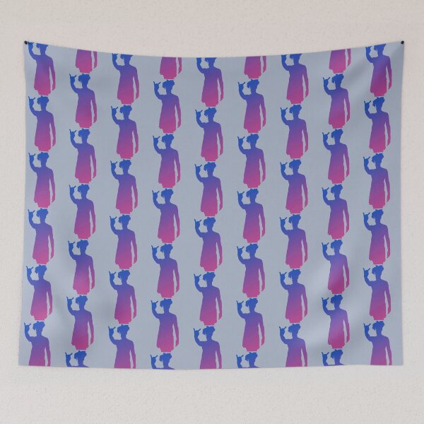Item preview, Yungblud Silhouette (Bisexual Pride Flag) designed and sold by JOSEPHTSHOP.