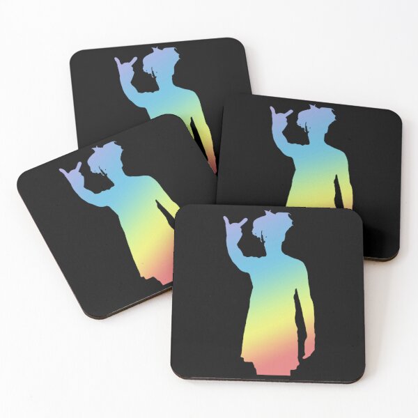 Item preview, Yungblud Silhouette (Rainbow gay pride flag) designed and sold by JOSEPHTSHOP.